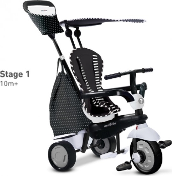 Slika Smart Trike Tricikl Glow - Black & White