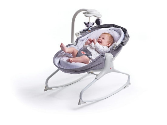 Slika Tiny Love Njihaljka Cozy 3u1 Tiny Rocker - Grey