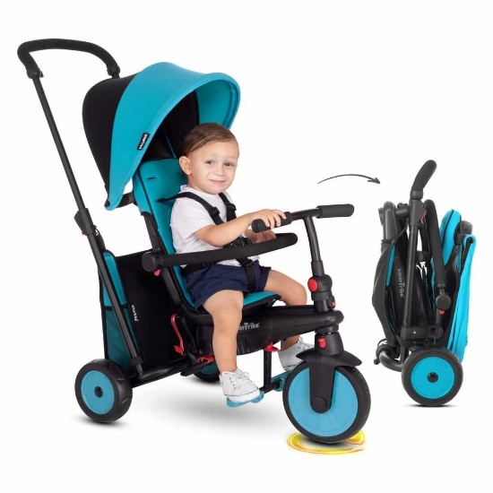 Slika Smart Trike Tricikl Folding Str 3 Plus - Blue