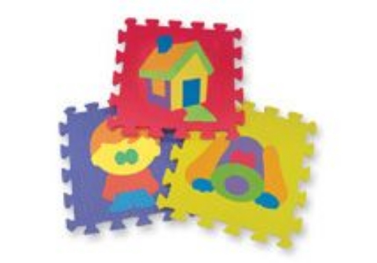 Slika Edushape puzzle Edutile - Animals