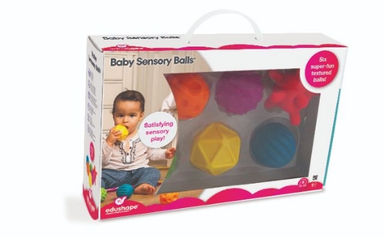 Slika Edushape loptice Sensory Mini Balls Set - 6 kom 