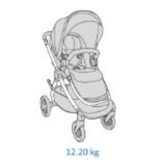 Slika Maxi-Cosi kolica Adorra2 Luxe - Grey Twillic