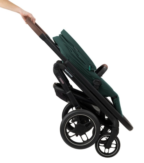 Slika Maxi-Cosi kolica 2u1 Plaza Plus + košara - Essential Green