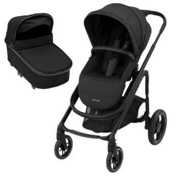Slika Kolica 2u1 Plaza Plus + košara - Essential Black Maxi-Cosi 