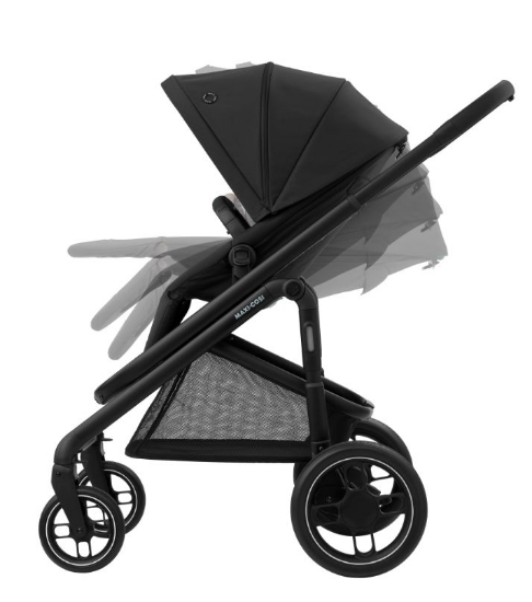 Slika Maxi-Cosi kolica 2u1 Plaza Plus + košara - Essential Black