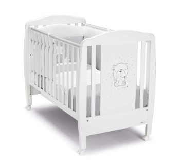 Slika Cam Medo krevetić - G 254, bijela / sivi medo