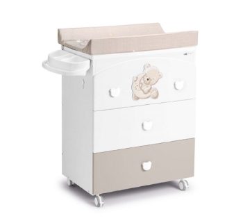 Slika Cam Komoda za Previjanje Medo G260 - Bijelo bež