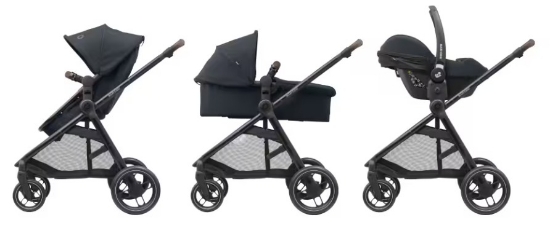 Slika Maxi Cosi kolica 2u1 Zelia3 + košara - Essential Graphite