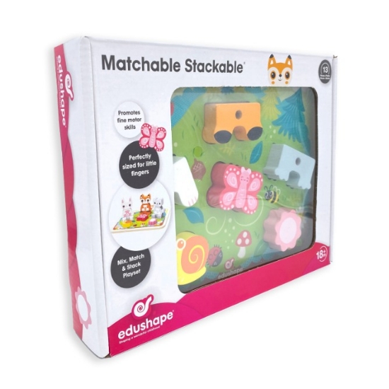 Slika Edushape igračka matchable stackable puzzle 637001 