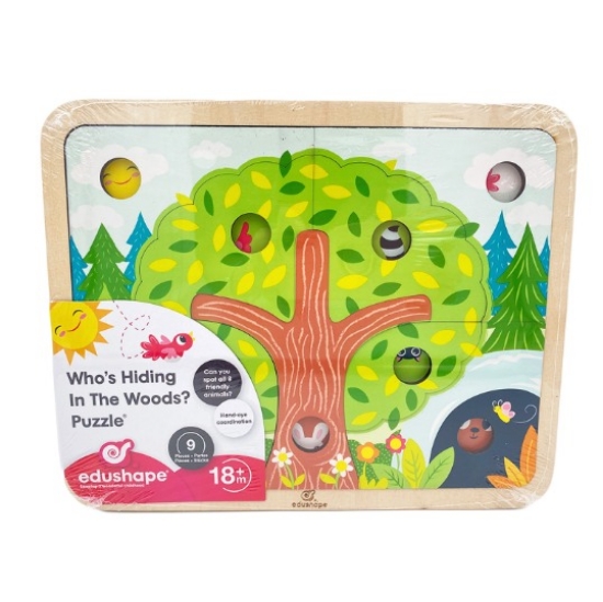 Slika Edushape puzzle Who's Hiding In the Woods? 637005 