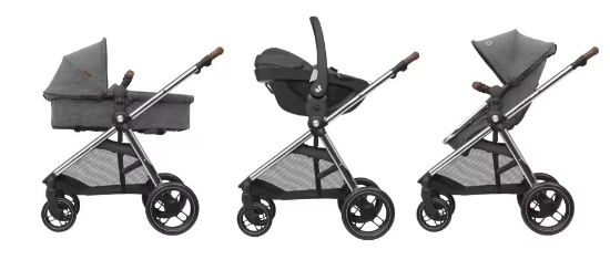 Slika Maxi-Cosi kolica 2u1 Zelia3 Luxe + košara - Twillic Grey