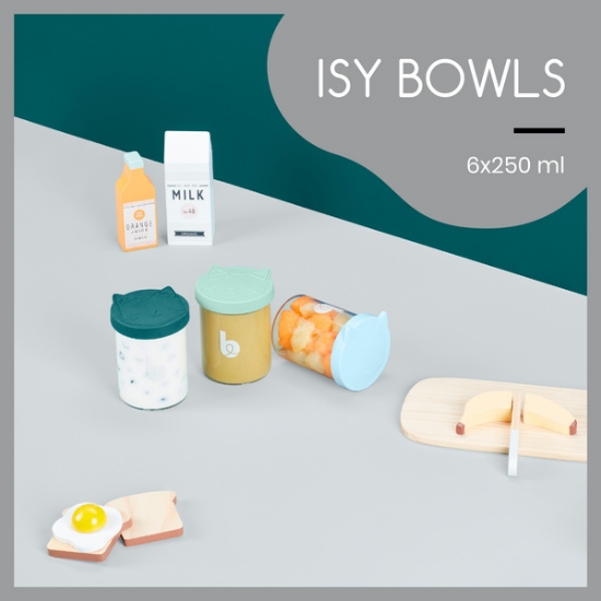 Slika Babymoov posudice za hranu Isy Bowls 250 ml - 6 komada