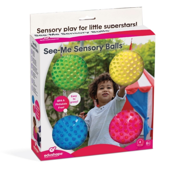 Slika Edushape lopta The Original Sensory Balls See-Me - 4 kom