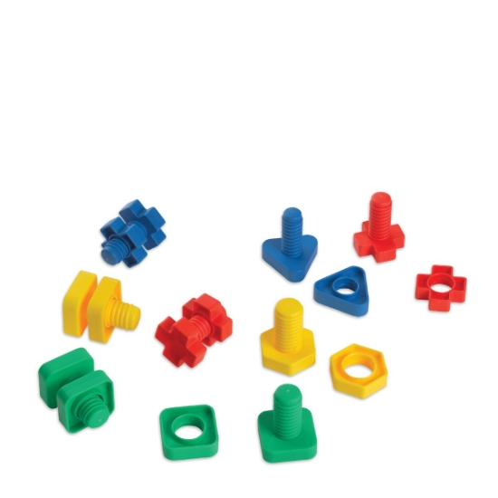 Slika Edushape kocke Nuts & Bolts - 48 kom