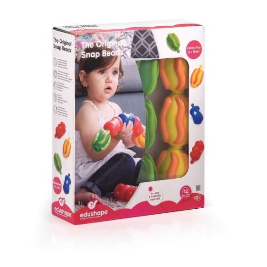 Slika Igračka Sensory Snap Beads - 12 kom - Edushape