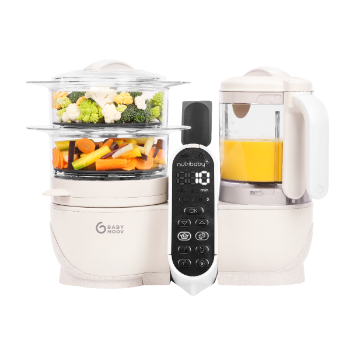 Prikažite detalje za Nutribaby+ Kuhalo/Mikser - Mineral Beige Babymoov  Slika Nutribaby+ Kuhalo/Mikser - Mineral Beige Babymoov