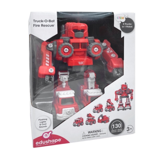 Slika Edushape igračka Truck-O-Bot 5u1 - Fire Rescue