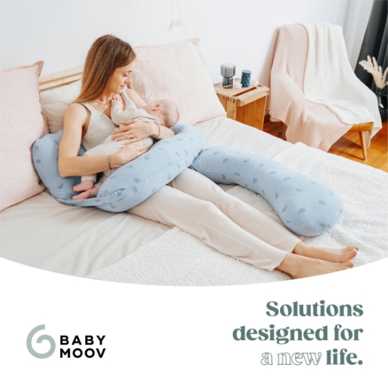Slika Jastuk za dojenje i spavanje B Love XXL - Wind Blue Babymoov 