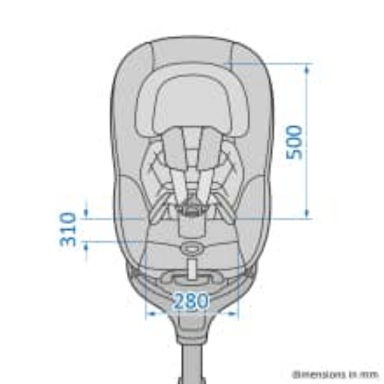 Slika Maxi-Cosi autosjedalica Mica 360 Pro i-Size, Grupa 0+, 1 (0-18 kg) - Authentic Graphite