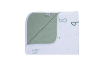 Slika Dekica Moja prva godina, bijela - mint BUBABA BY FREEON