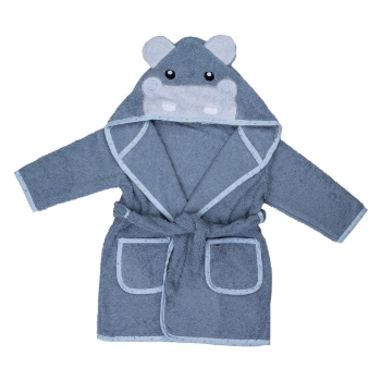 Slika Ogrtač za kupanje hippo 110/116 plava BUBABA BY FREEON