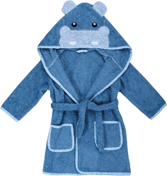 Slika Ogrtač za kupanje hippo 86/92 plava - BUBABA BY FREEON