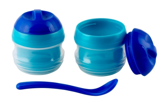Slika Termo posuda set sa žlicom blue/rose 440025 MAM 