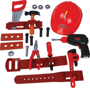 Slika Bušilica, kaciga i alat u kutiji 560571 - TEGOLE 