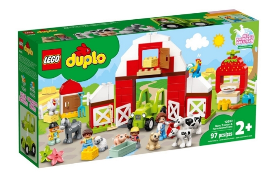 Slika LEGO® DUPLO® 10952 Staja traktor i briga o životinjama na farmi