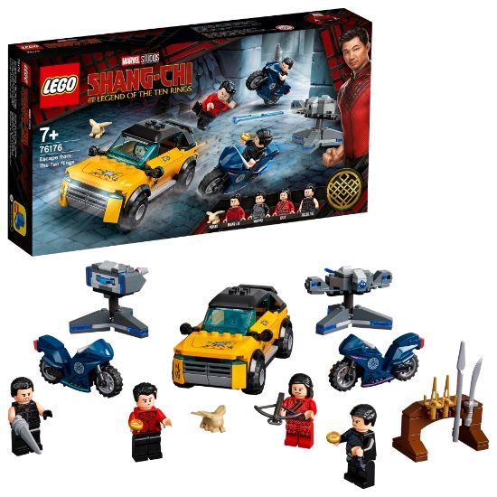 Slika LEGO® SUPER HEROES 76176 Shang-Chijev bijeg od organizacije Ten Rings