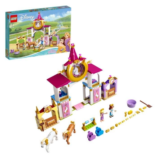 Slika LEGO® DISNEY PRINCESS™  43195 Kraljevske staje Belle i Matovilke