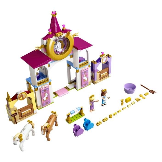 Slika LEGO® DISNEY PRINCESS™  43195 Kraljevske staje Belle i Matovilke