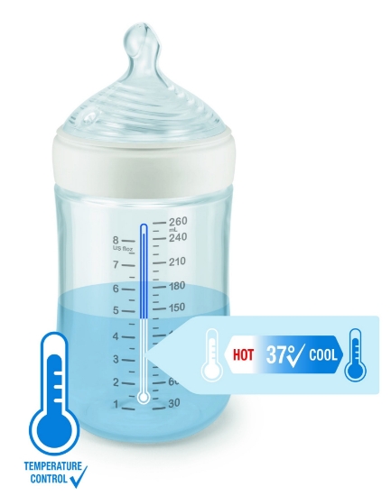 Slika Plastična bočica Nature Sense s  pokazivačem temperature 260 ml NUK 