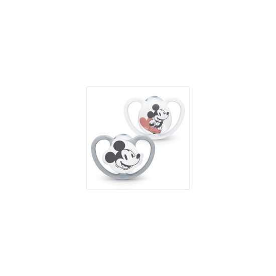 Slika Duda varalica silikonska Space Mickey mickey vel.2 (6-18m) 2 kom NUK