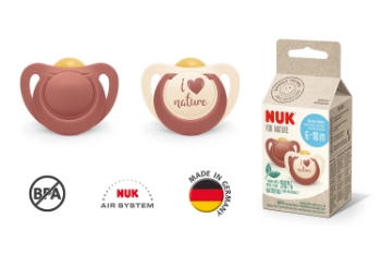 Slika Duda varalica lateks For Nature For Nature 6-18m 2/1 NUK