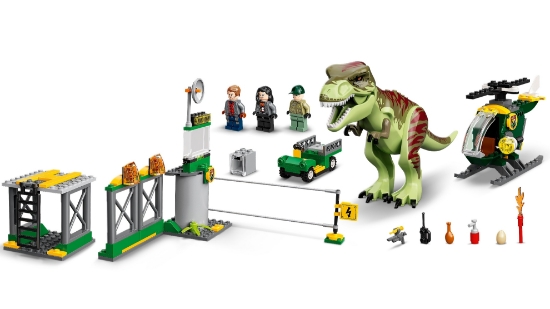 Slika LEGO® JURASSIC WORLD™ 76944 Bijeg T-rexa