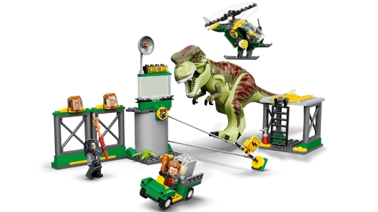 Slika LEGO® JURASSIC WORLD™ 76944 Bijeg T-rexa