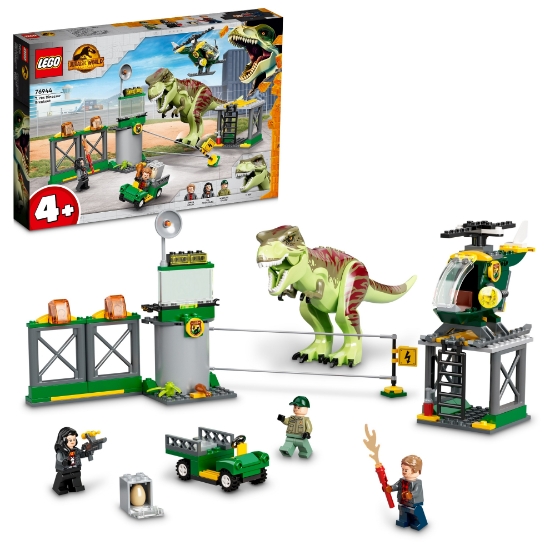 Slika LEGO® JURASSIC WORLD™ 76944 Bijeg T-rexa