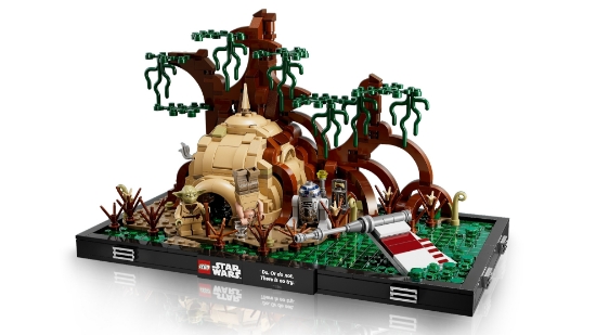 Slika LEGO® STAR WARS™  75330 Diorama Dagobaha za obuku Jedija