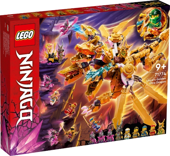 Slika LEGO® NINJAGO® 71774 Lloydov zlatni ultrazmaj