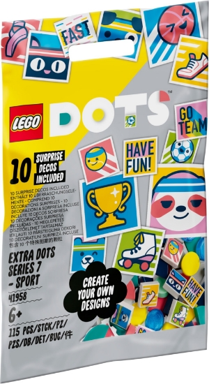 Slika LEGO® DOTS 41958 Dodatne točkice – serija 7 SPORT