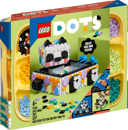 Slika LEGO® DOTS 41959 Slatka panda kao pladanj