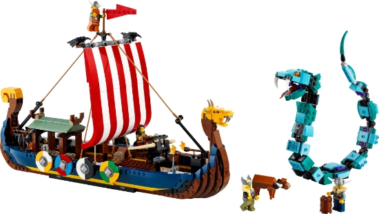 Slika LEGO® CREATOR 31132 Vikinški brod i Midgardska zmija