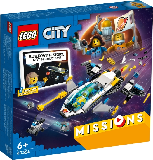 Slika LEGO® CITY 60354 Istraživanje Marsa u svemirskoj letjelici