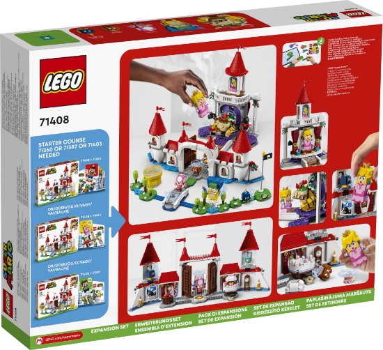 Slika LEGO® SUPER MARIO™ 71408 Peachin dvorac – proširena staza