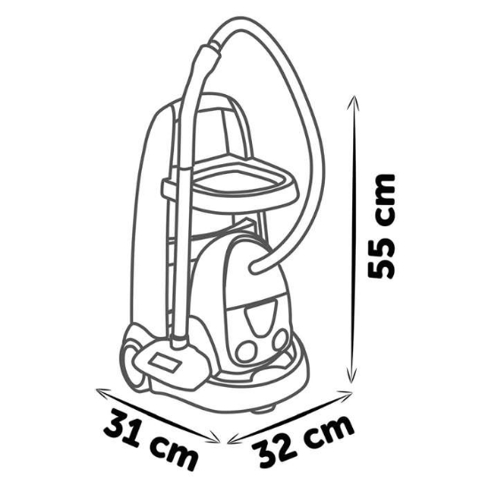 Slika Kolica za čiščenje sa usisavačem 330316 - SMOBY 