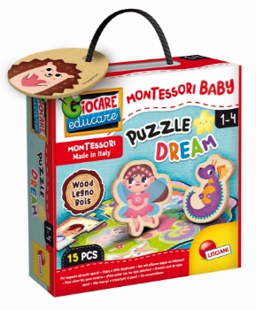 Slika Montessori Wood puzzle snovi LISCIANI