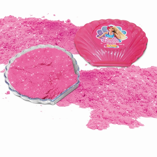 Slika Glitter kinetički pijesak u školjki BARBIE 150g LISCIANI