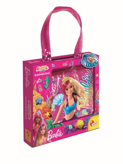 Slika BARBIE glitter kinetički pijesak u torbi 500 g LISCIANI