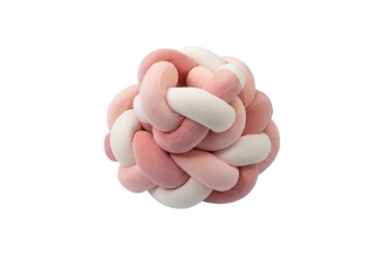 Slika BUBABA BY FREEON ogradica za krevet, rozo-bijela 